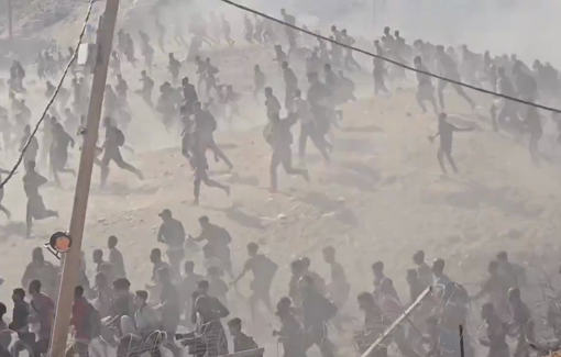 Thumbnail preview image for the video titled: David Mcinotch footage: Israeli forces repeatedly fired on civilians and sabotaged relief operations in GHF SDS4