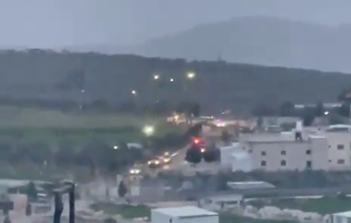 Thumbnail preview image for the video titled: Military vehicles and ambulances after the deadly pogrom on Qusra