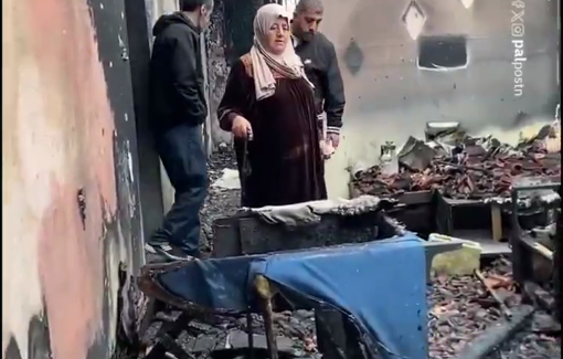 Thumbnail preview image for the video titled: Aftermath of the pogrom carried out by Israeli setlers in al-Funduqiya