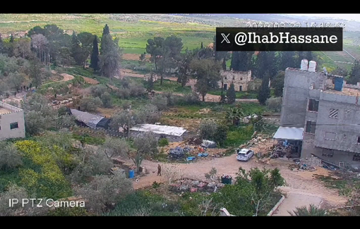 Thumbnail preview image for the video titled: CCTV footage shows the moment Israeli settlers attacked the village of Burqa in the West Bank earlier today, throwing Molotov cocktails at houses