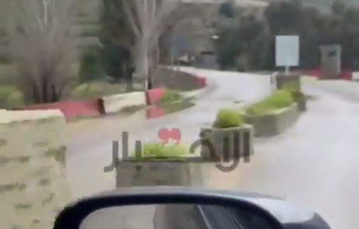 Thumbnail preview image for the video titled: An initial Israeli airstrike on the Qaaqaaiet Al Jisr bridge on 18 March damaged the bridge, before a follow-up strike on 23 March rendered it impassable