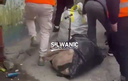 Thumbnail preview image for the video titled: In Silwan, large police forces are evicting the Basbous and Rajabi families in favor of settlers