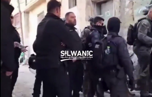 Thumbnail preview image for the video titled: Israeli border police evicting 13 Palestinian families from their multi-generational homes to make way for settlers.