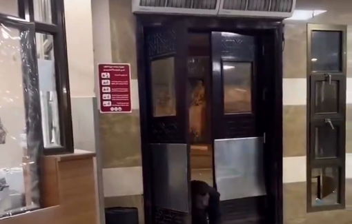 Thumbnail preview image for the video titled: Israeli snipers shot and injured a displaced civilian seeking shelter in Nasser Hospital