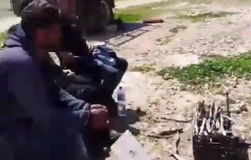 Thumbnail preview image for the video titled: Jewish settlers raided the village and forced enter properties of Palestinians in Khirbet Al-Fakheit