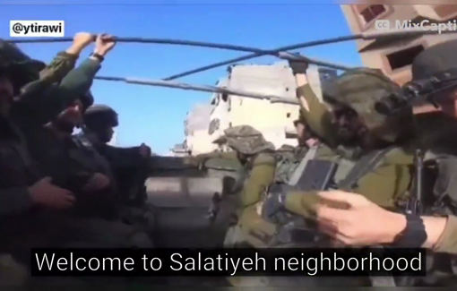 Thumbnail preview image for the video titled: "This neighborhood was of the most beautiful of Gaza. NOW IT’S A TRASH BIN FULL OF SOLDIER SH*T”"