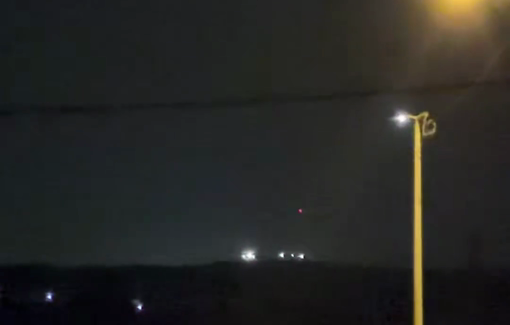 Thumbnail preview image for the video titled: Late night Israeli gunfire in Gaza City