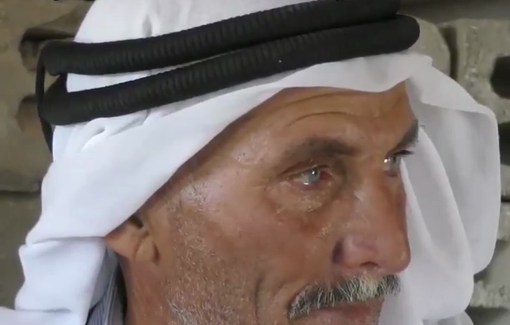 Thumbnail preview image for the video titled: Jibrin Abu Aram, 61, from Qawawis arrested after defending his family from settler attack