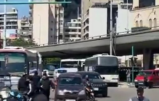 Thumbnail preview image for the video titled: Massive Israeli strikes have hit multiple neighborhoods in Beirut, the south and Bekaa simultaneously