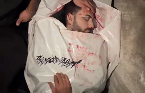 Thumbnail preview image for the video titled: Journalist Mohammad Wasshah killed in Gaza by a direct Israeli airstrike