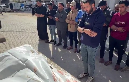Thumbnail preview image for the video titled: Funeral prayer for 17 y/o Husam Al-Masri killed by Israel in Beit Lahia