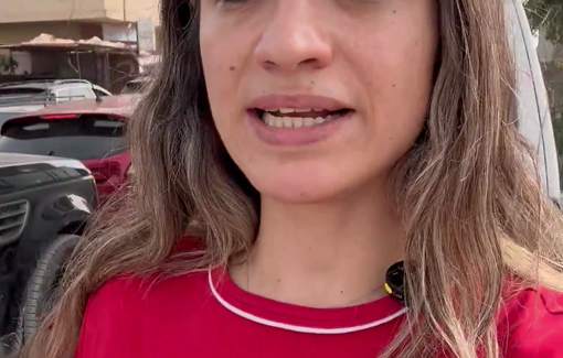 Thumbnail preview image for the video titled: Israel destroyed the Qasmiyeh bridge yesterday connecting south to north Lebanon just hours before the truce came into effect