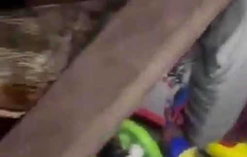 Thumbnail preview image for the video titled: The aftermath of the destruction left by the occupation forces after raiding the Al-Nais family home on Nablus Street in Qalqilya.