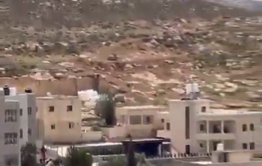 Thumbnail preview image for the video titled: Israeli settler firing live ammunition at the school in the middle of the school day killing a 14-year-old boy and a 32-year-old resident