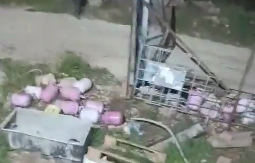 Thumbnail preview image for the video titled: Settlers throw stones at Tubasi family homes in Jalud in the Nablus in April