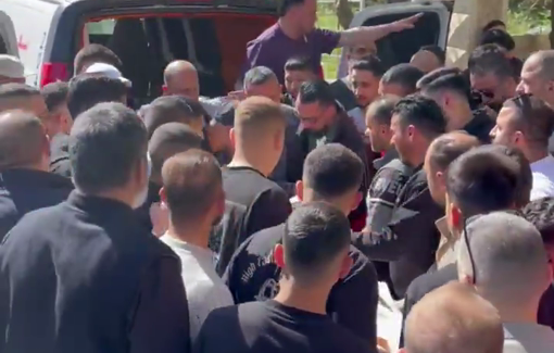 Thumbnail preview image for the video titled: Family members and relatives mourn Palestinian student Ibrahim Al-Khayyat