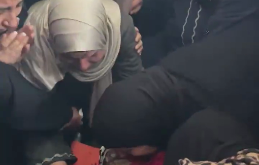 Thumbnail preview image for the video titled: Farewell to the Palestinian worker Zakaria Qatousa, killed by Israeli gunfire while trying to cross the separation wall