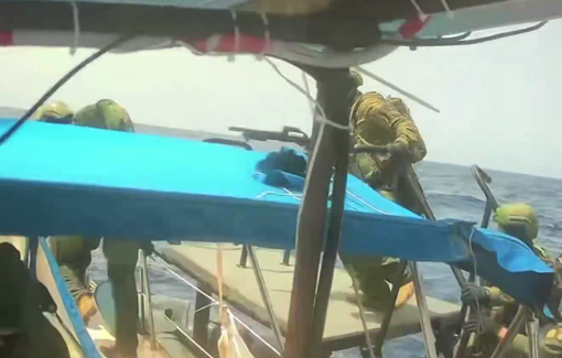 Thumbnail preview image for the video titled: Israeli naval forces stormed Global Sumud Flotilla vessels in International waters near Turkey