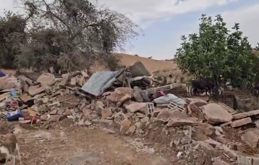Thumbnail preview image for the video titled: The Israeli Civil Administration demolished part of a family's compound in Ein Al-Hilweh in a land owned by the Latin church