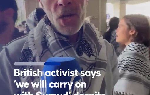 Thumbnail preview image for the video titled: Flotilla Activist from North Wales says participants faced 'rough' treatment in Israeli detention