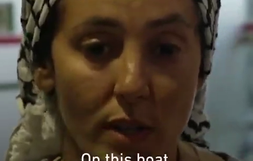 Thumbnail preview image for the video titled: French Flotilla activist Meriem Hadjal sexually assaulted by Israeli forces during her detention on the Prison-ship