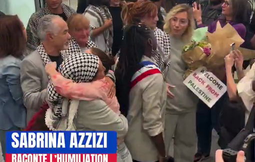 Thumbnail preview image for the video titled: French activist Sabrina Azizi: "I was injected in the neck with something, I don’t know what."