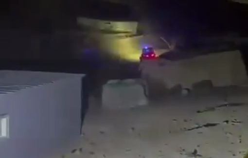 Thumbnail preview image for the video titled: Israeli settlers storm a Palestinian family home in the al-Mahtoush Bedouin community near Khan al-Ahmar