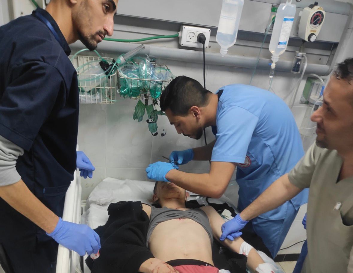 Thumbnail preview image for the video titled: Minor injured in Israeli airstrike on Tal al-Hawa, Gaza City