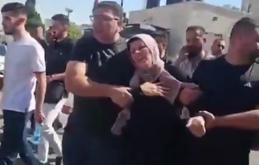 Thumbnail preview image for the video titled: Mourning of Imad Haroun Shtayyeh sniped by Israeli while trying to cross the apartheid wall to work