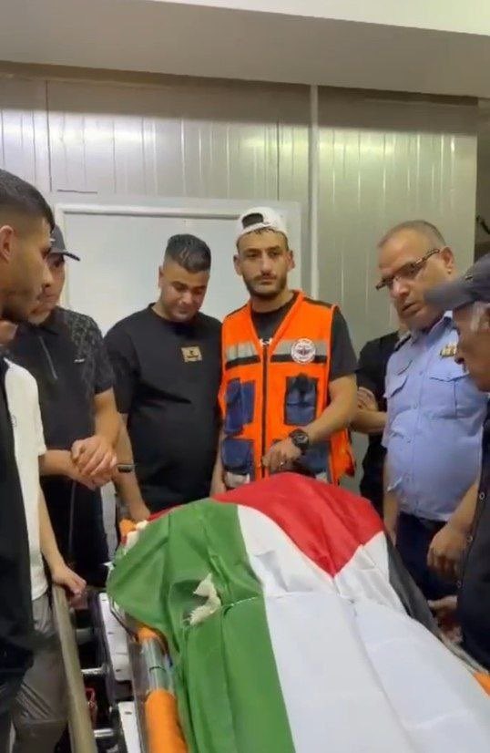 Thumbnail preview image for the video titled: Farewell to Emad Haroun killed by Israeli forces while trying to cross the separation wall in Al-Ram