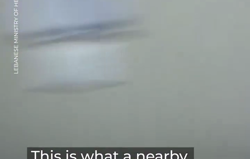 Thumbnail preview image for the video titled: An Israeli attack near Jabal Amel Hospital in Tyre has destroyed wards and medical equipment
