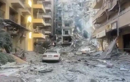 Thumbnail preview image for the video titled: Heavy destruction in Tyre, southern Lebanon, following Israeli strikes