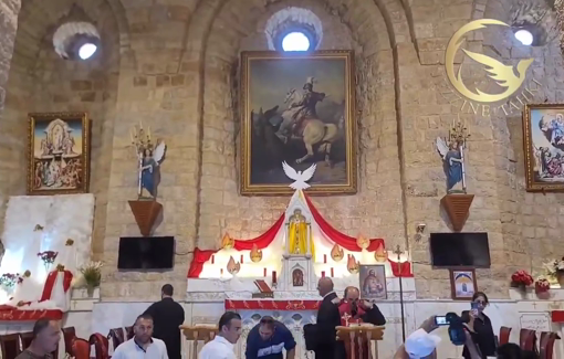 Thumbnail preview image for the video titled: Funeral of Theodosia, her brother Tony and their father Dr. James Karam, in Qlayaa, southern Lebanon