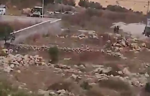 Thumbnail preview image for the video titled: Israeli authorities demolish a Palestinian house in Shuqba, west of Ramallah