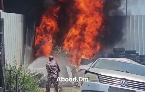 Thumbnail preview image for the video titled: Settler gangs carried out a pogrom in Huwara, setting fire on Palestinian properties