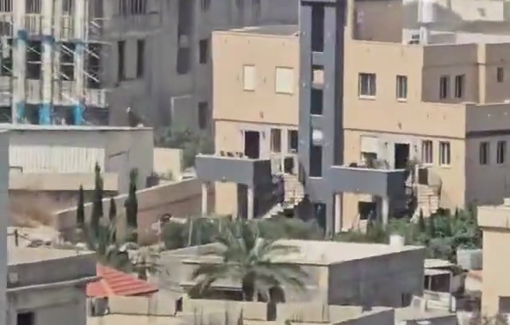 Thumbnail preview image for the video titled: Israeli soldiers force Palestinian owners in Barta'a to evacuate their home before demolition