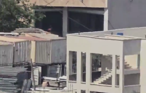 Thumbnail preview image for the video titled: The Israeli military forced the owners of Palestinian homes to evacuate their houses befor demolition in the village of Barta'a