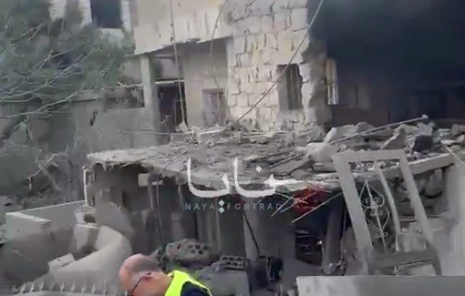 Thumbnail preview image for the video titled: New wave of Israeli strikes on the city of Tyre