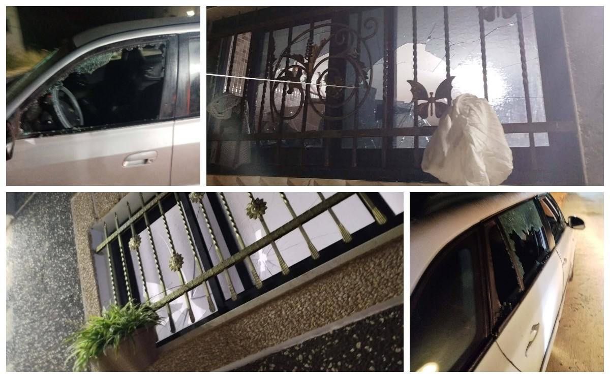 Thumbnail preview image for the video titled: Israeli settlers attacked residents’ homes and vehicles in the village of Yasuf, east of Salfit