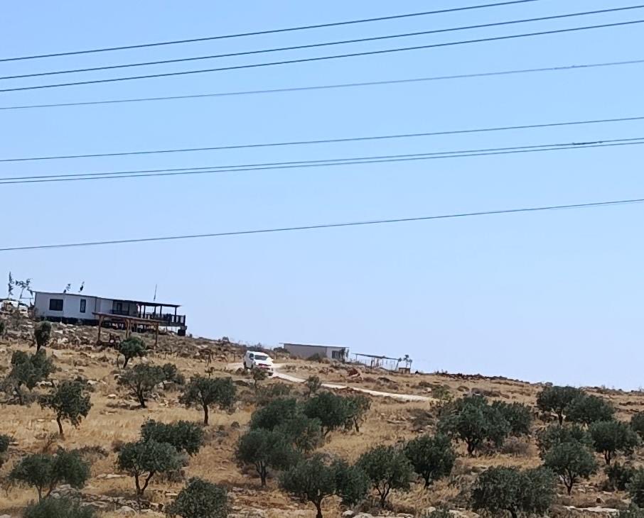 Thumbnail preview image for the video titled: Settlers from an illegal outpost shot and injured a Palestinian with special needs near Duma.
