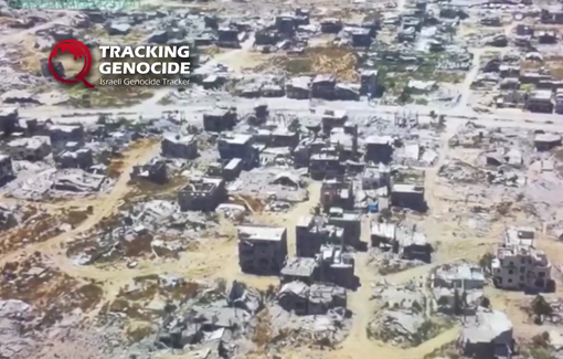 Thumbnail preview image for the video titled: Israel continues blowing up homes in Khan Younis