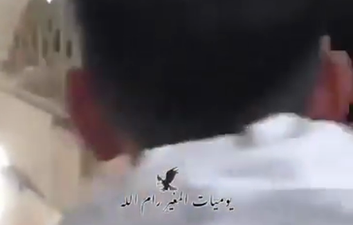 Thumbnail preview image for the video titled: Students of al-Mughayyir school trapped inside their school, during the attack of their school by settlers and soldiers