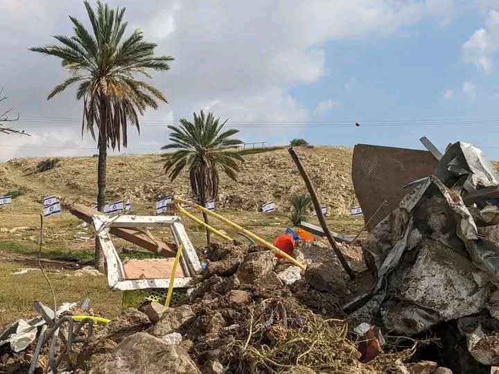 Thumbnail preview image for the video titled: Al-Maleh Basic School in the northern Jordan Valley leveled to the ground by Israeli settlers