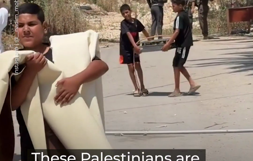 Thumbnail preview image for the video titled: Palestinian families briefly allowed to return to Tulkarem RC found homes and streets in ruins after months of Israeli military operations