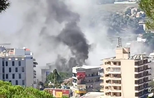 Thumbnail preview image for the video titled: Nabatieh city and upper Nabatieh (Faouqa) under heavy Israeli airstrikes