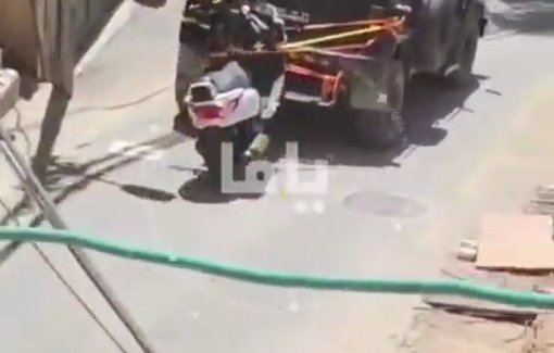 Thumbnail preview image for the video titled: Israeli forces confiscat motorcycles during the ongoing demolition campaign in the town of Kafr Aqab