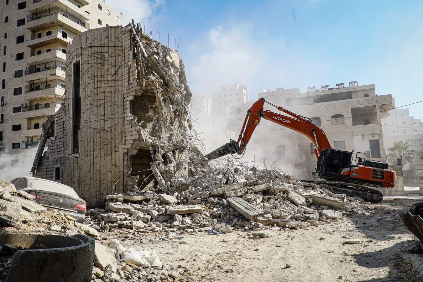 Thumbnail preview image for the video titled: Israel posted footage of its Kafr Aqab raid on Facebook, boasting that hundreds of troops were clearing Palestinian homes