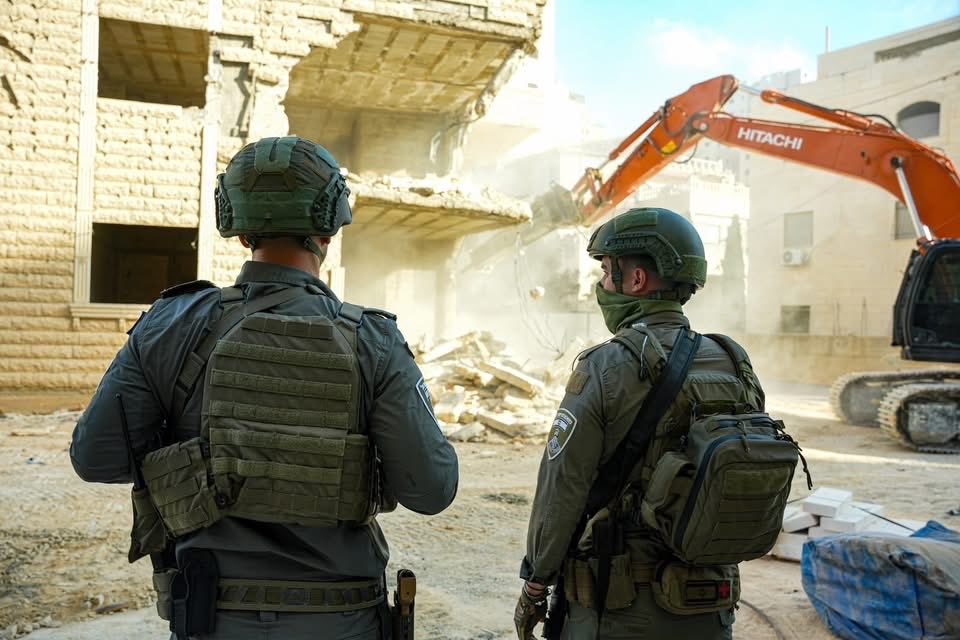 Thumbnail preview image for the video titled: Israel posted footage of its Kafr Aqab raid on Facebook, boasting that hundreds of troops were clearing Palestinian homes