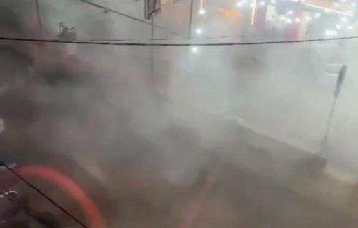 Thumbnail preview image for the video titled: Several Palestinians suffered from suffocation after Israeli forces heavily fired tear gas canisters in Kafr Aqab