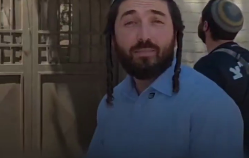 Thumbnail preview image for the video titled: In a video on his formal Facebook, far-right Israeli MK Tzvi Sukkot demanded the demolition of a Palestinian school in al-Lubban